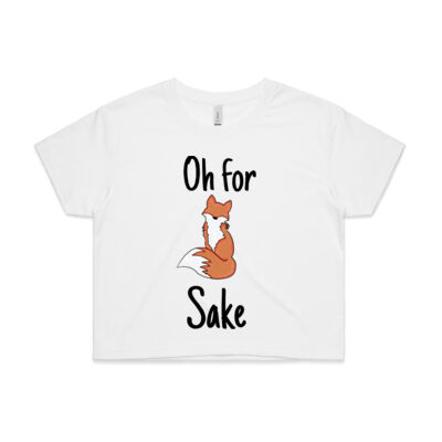 Oh for fox sake Crop Tee Thumbnail