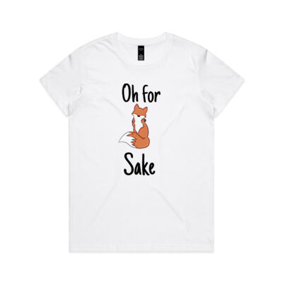 Oh for fox sake Maple Tee Thumbnail