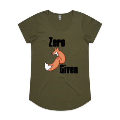 Zero Fox given Womens mali tee Thumbnail
