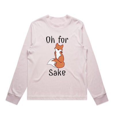 Oh for fox sake Womens mock longsleeve tee  Thumbnail