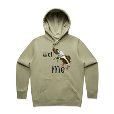 Well Duck Me Womens stencil hood Thumbnail