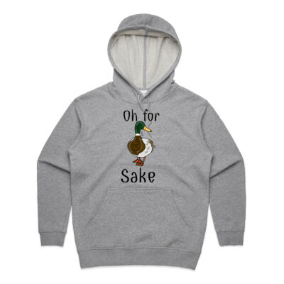 Oh for Duck sake Womens premium hoodie  Thumbnail