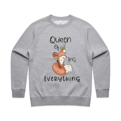 Queen of foxing everything Womens supply crew Thumbnail